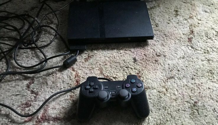 Sony Ps2 Slim Machine (PS2) + Mega Man 8 (PS1)