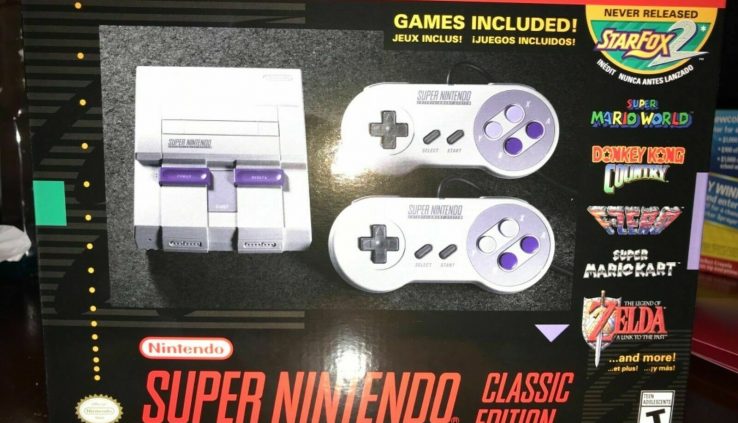 NINTENDO SUPER NINTENDO SNES MINI CLASSIC EDITION! BRAND NEW! WOW! LOOK!