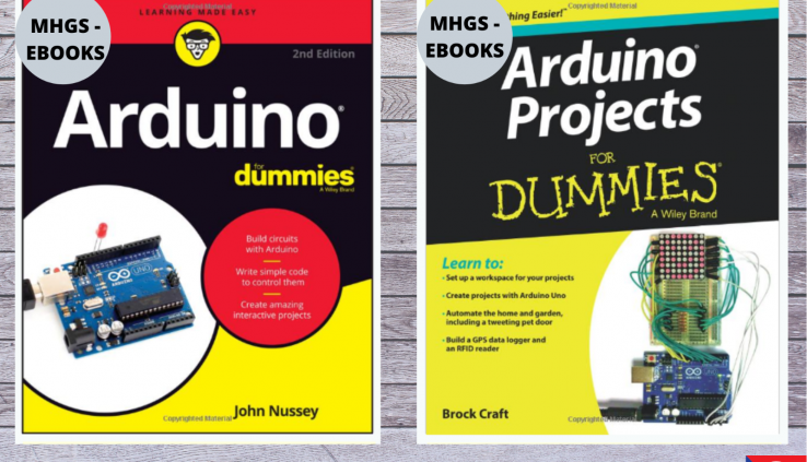 Arduino for Dummies and Arduino Projects For Dummies – Digital Books –