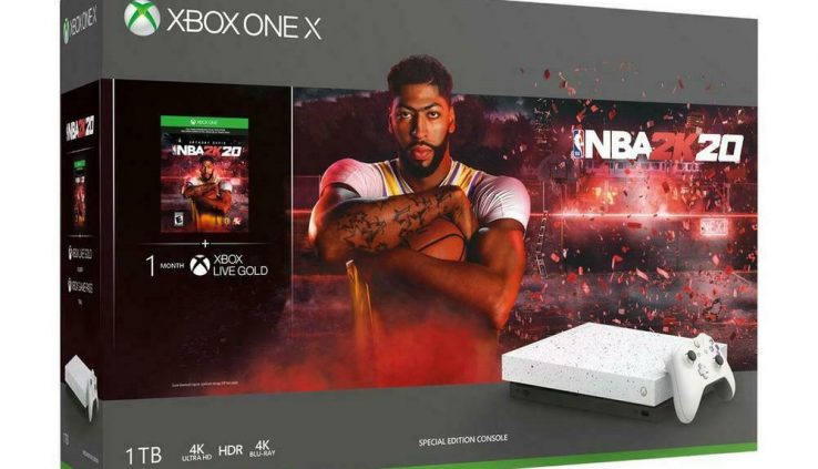 Xbox One X 1TB Console – NBA 2K20 Special Version Bundle