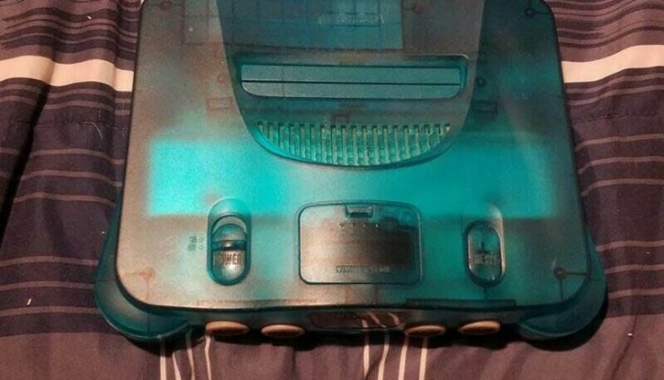 Nintendo 64 ICE BLUE FUNTASTIC Arrangement N64 – CONSOLE ONLY