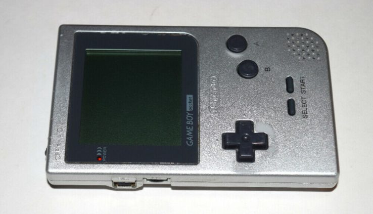 Nintendo Sport Boy Pocket Platinum Silver MGB-001 Handheld Sport Draw Total