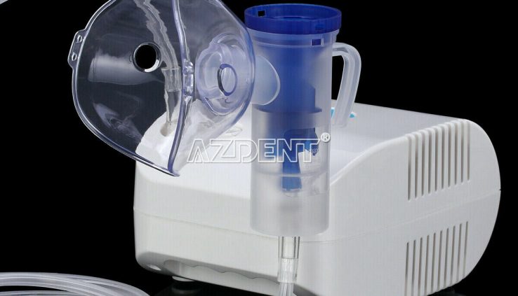 Medical Transportable Compressor Nebulizer Machine Grownup Kids Masks 5 Filters