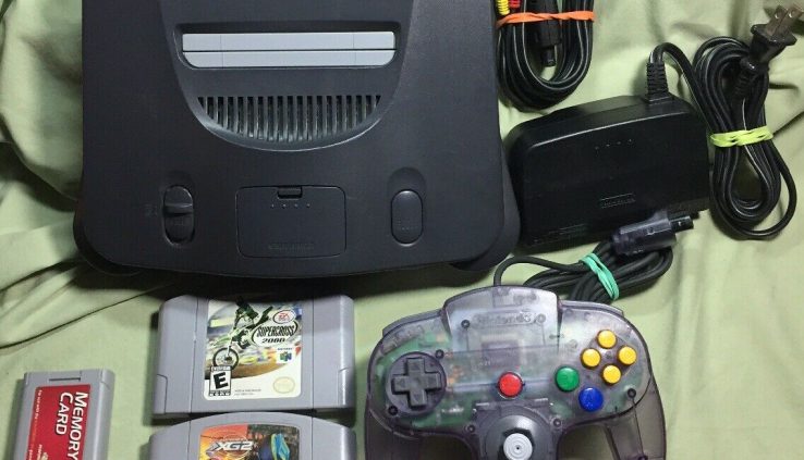 Full Nintendo 64 N64 Console Bundle Examined Tight Joystick W Video games XG2