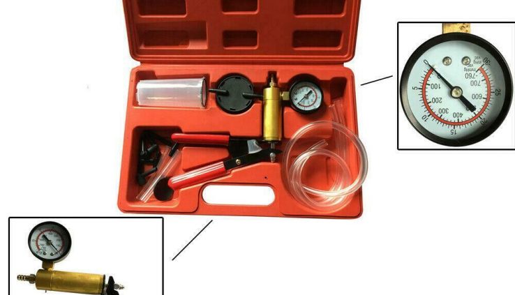 Automobile Bike Brake Fluid Bleeder With Adaptor Storage Instrument Tester