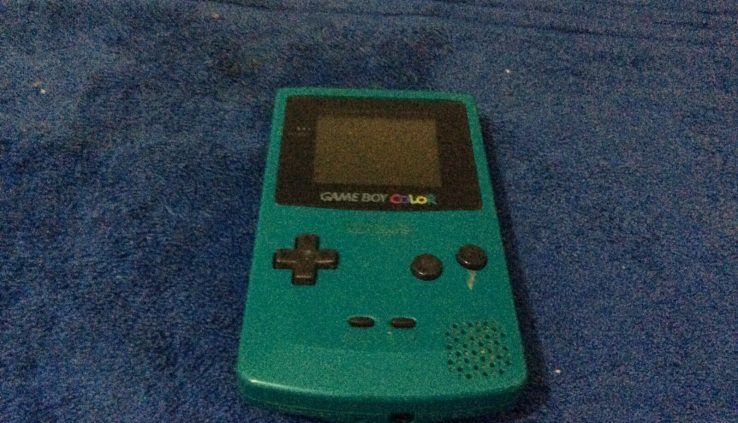 Nintendo Game Boy Colour Launch Edition Hour of darkness Blue Handheld System