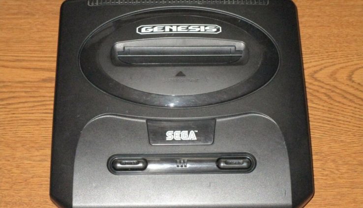 Sega Genesis Model 2 VA4 Revision Console Cleaned & Tested Port Quilt Pass Reset