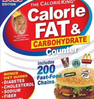 Calorieking Calorie, Elephantine & Carbohydrate Counter, Paperback by Borushek, Allan…