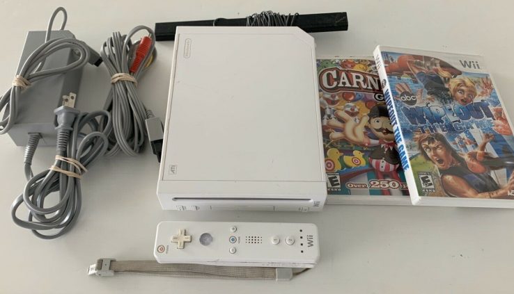 Nintendo Wii RVL-001 Console + Video games And A ways flung – Examined & Working