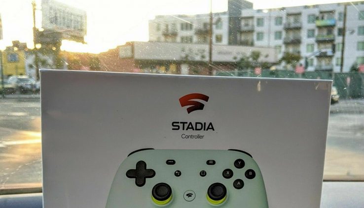 Google Stadia Wasabi Controller, 3 months buddy cross (Original Sealed)(free video games)