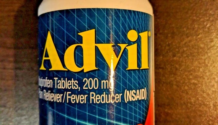 Advil Ibuprofen 200mg Coated Tablets – 300 Coated Tablets Ex.1/21 Free Shipping