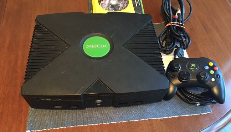 Long-established Xbox Console Lot With 5 Games