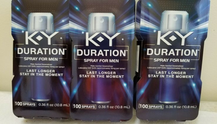 *3 for 1* KY DURATION SPRAY 100 Sprays for MEN LAST LONGER