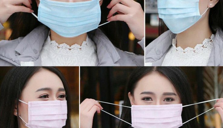 20PCS Disposable Medical Dental Mouth Face Mask Mud Respirator Properly being Care