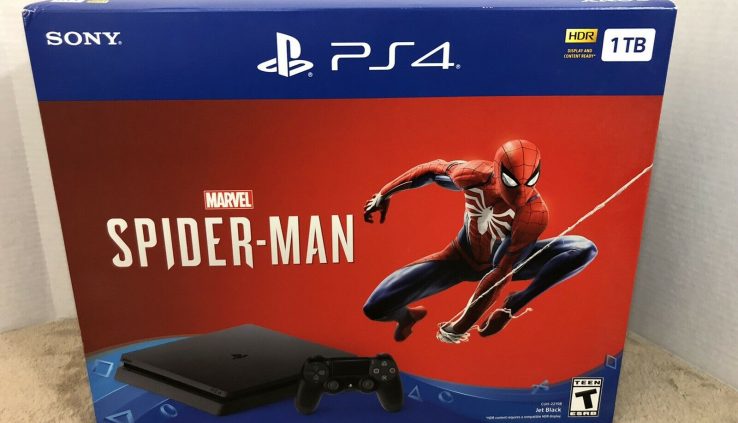 Sony PLAYSTATION 4 Console PS4 Spider Man EMPTY BOX & INSERTS ONLY.