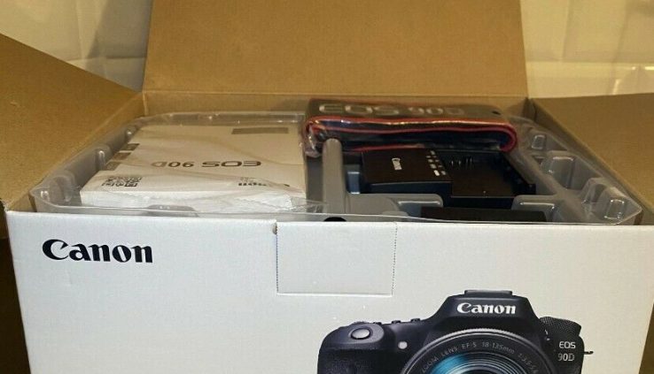 Canon EOS 90D 4K UHD DSLR Digicam With 18-135mm Lens plus Extra Battery