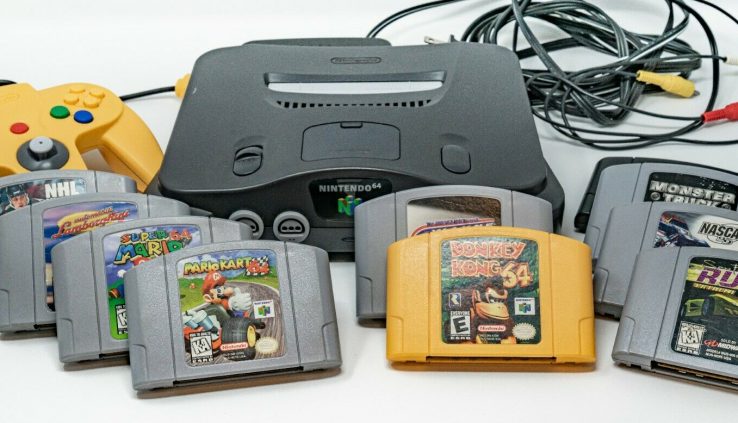 Nintendo 64 Lot | Examined | Console, Controller, 10 Video games (Mario Kart and more)!