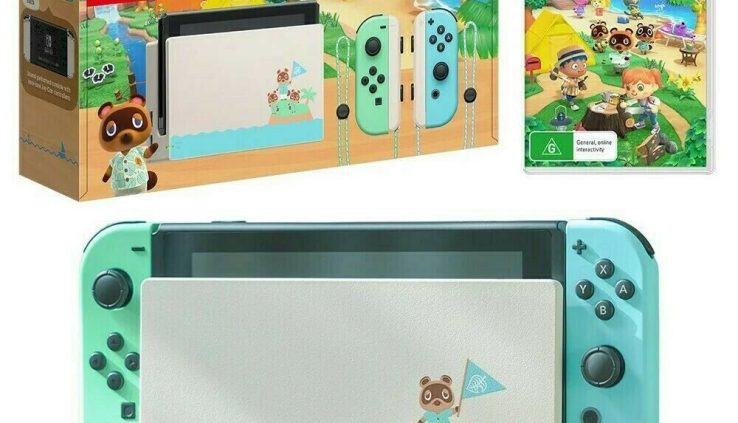 ANIMAL CROSSING Novel Horizons BUNDLE Particular Edition Nintendo Switch CONSOLE