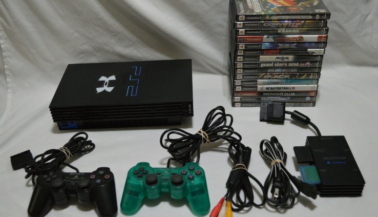 Sony PlayStation 2 Video Game Machine Bundle SCPH-39001