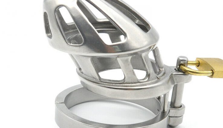 USA Ship Male Stainless Steel Chastity Tool Cage Locking A200