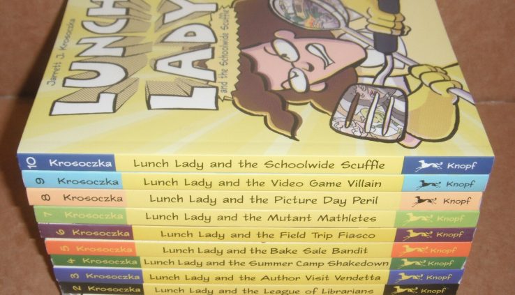Lot of 10 Lunch Girl Books Vol.1,2,3,4,5,6,7,8,9,10 Jarrett Krosoczka NEW