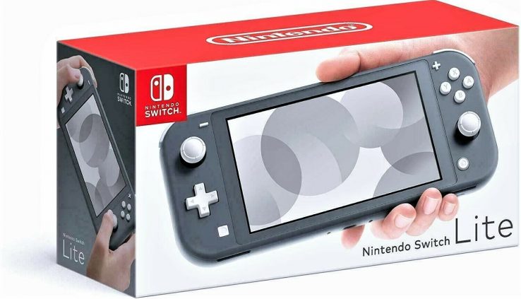 NINTENDO SWITCH LITE Grey Handheld Video Game Console Grey BRAND NEW SEALED