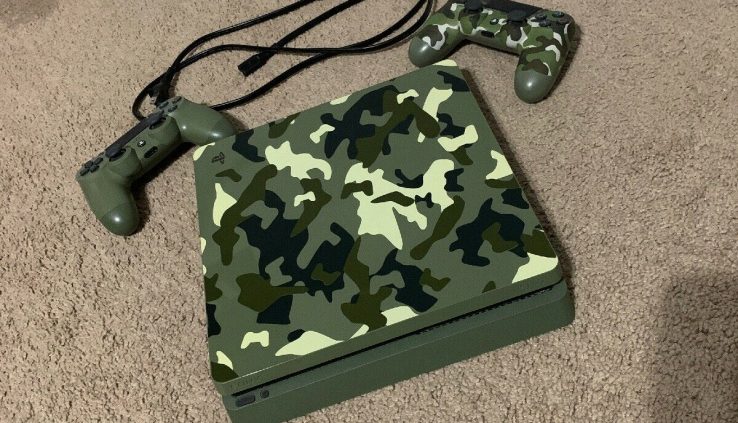 Sony PlayStation 4 Slim 1TB Console Camo With 2 Controllers And Energy Twine