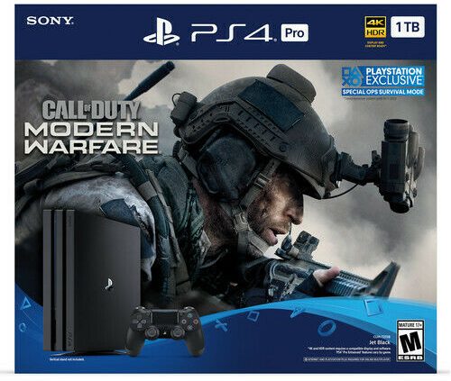 Sony Playstation4 Pro 1TB with Call of Responsibility Contemporary War Console Bundle