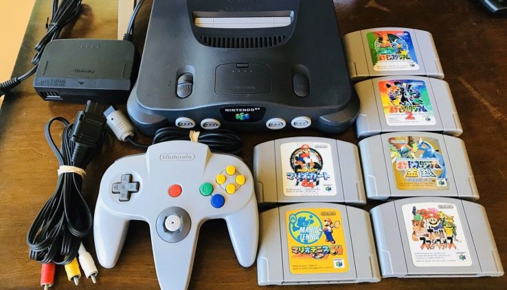 REGION FREE Modded Nintendo 64 N64 Lot Mario Kart Pokémon Stadium Rupture Bros +