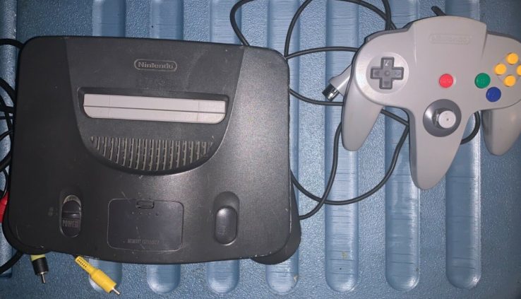 Nintendo 64 Console Machine w/1 Well-liked Controller – Pleasure Stick Tight W/ All Wire