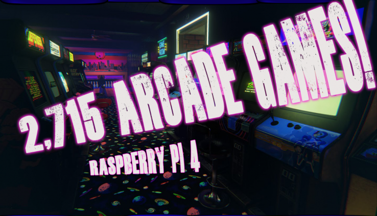 Raspberry Pi 4! AMAZING Arcade series! MicroSD card with THOUSANDS of games