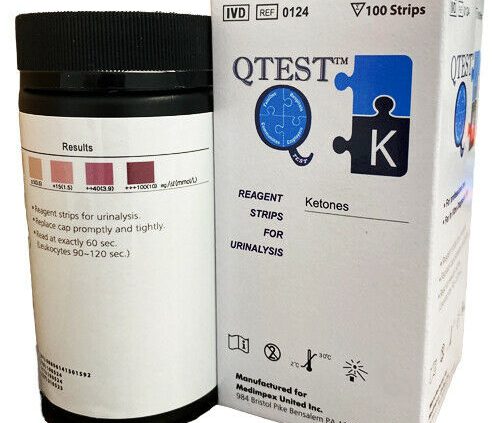 200 Ketone test strips urine ketosis atkins ketogenisis ketostix keto stick Diet