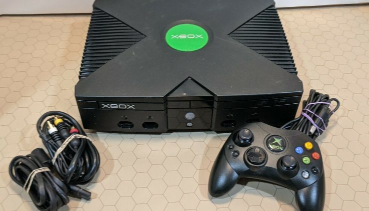 Normal Microsoft Xbox Console – 1 Controller, Full, Tested and working