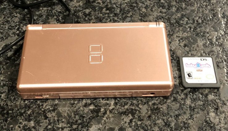 Nintendo DS Lite Metallic Rose Console Charger and Sport