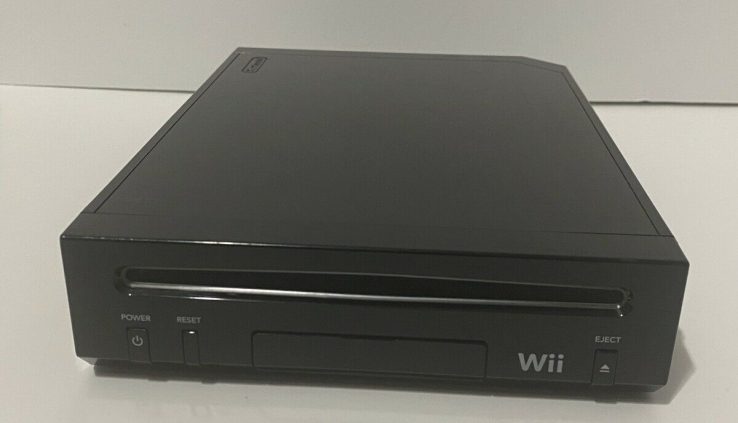 Nintendo Wii Console Finest Mannequin RVL-101 Dim Non GC Acceptable Replace