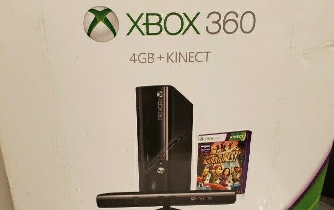 Microsoft Xbox 360 E with Kinect 4GB Unlit Console (PAL)