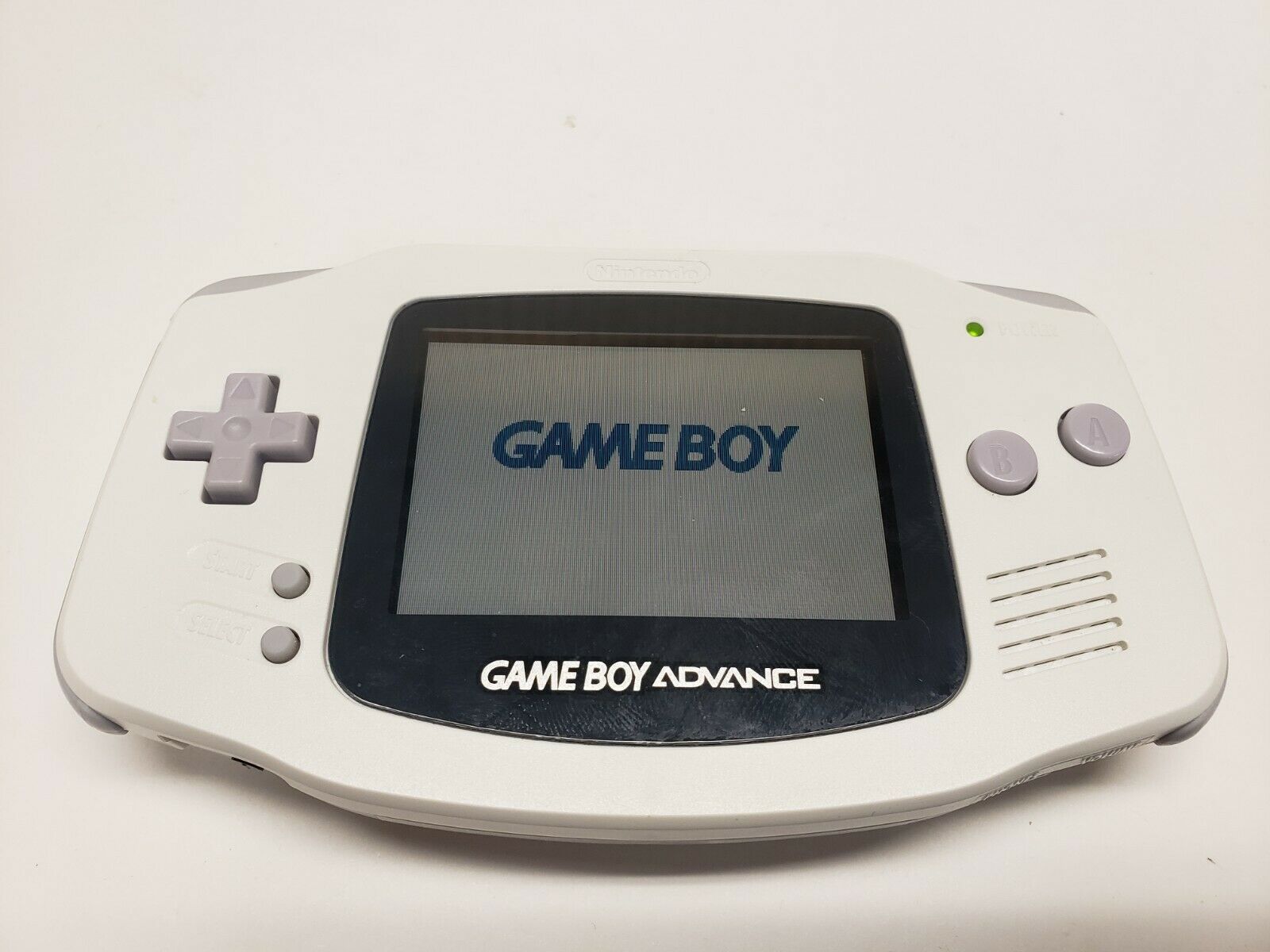 Nintendo Recreation Boy Advance Artic White Handheld Machine GBA ...