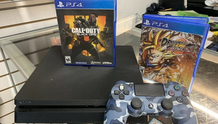 SONY PLAYSTATION 4 SLIM PS4 | 500GB | COD Sunless Ops 4 + Dragon Ball Fighter Z