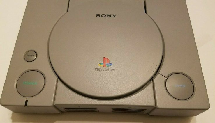 PlayStation 1 PS1 Alternative Console Handiest! Cleaned, Examined and Working Substantial!