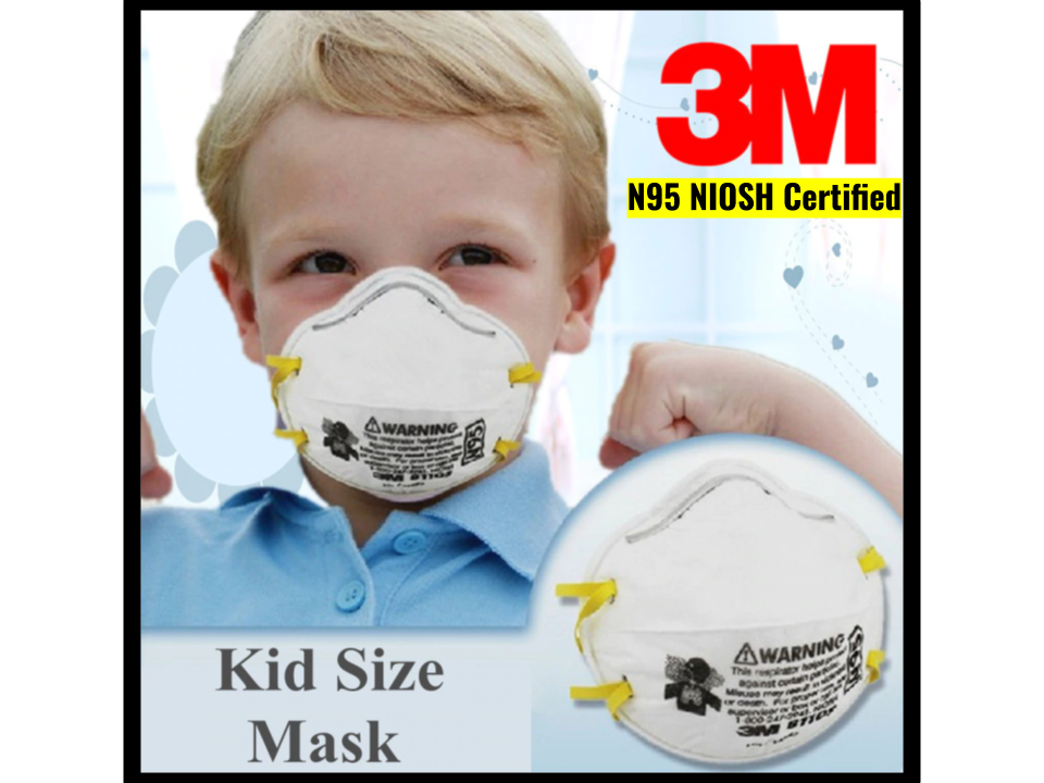 3M 8210 Face Mask N95 Coronavirus Flu Males Females Child Teens Safety