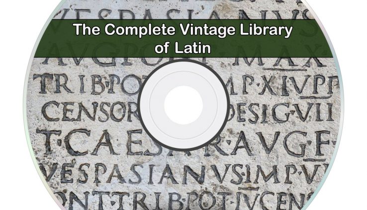 The Full Library on Studying the Latin Language, 100 Books, PDF DVD H89