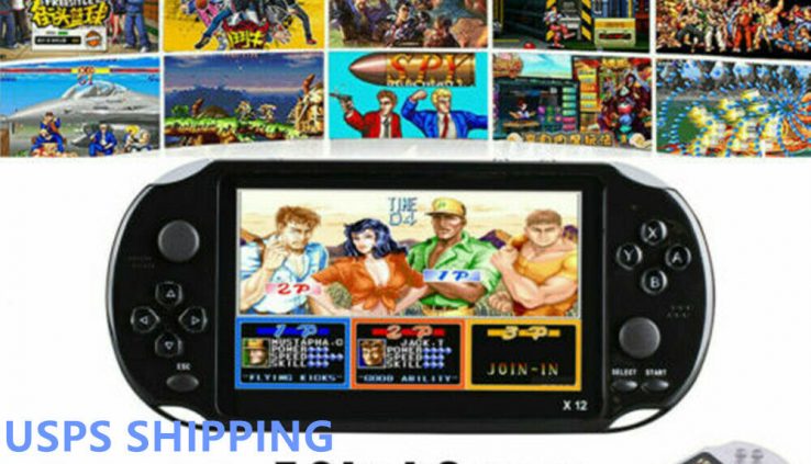 5.1 tear X12 Retro Traditional Game Console Handheld Portable 800 Constructed-in Game Reward