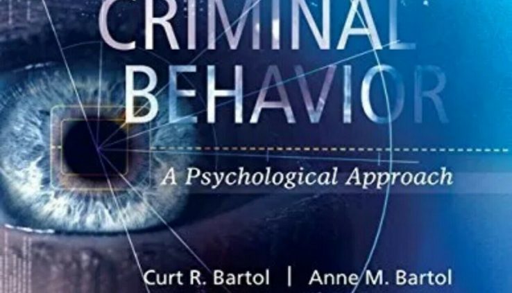 Legal Behavior: A Psychological Methodology (11th Version) by Bartol, Curt R.,