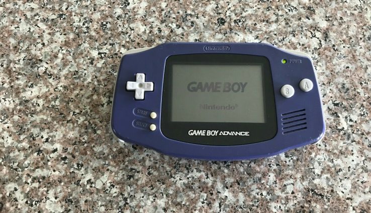 Nintendo GameBoy Approach Indigo Purple Machine Console AGB-001