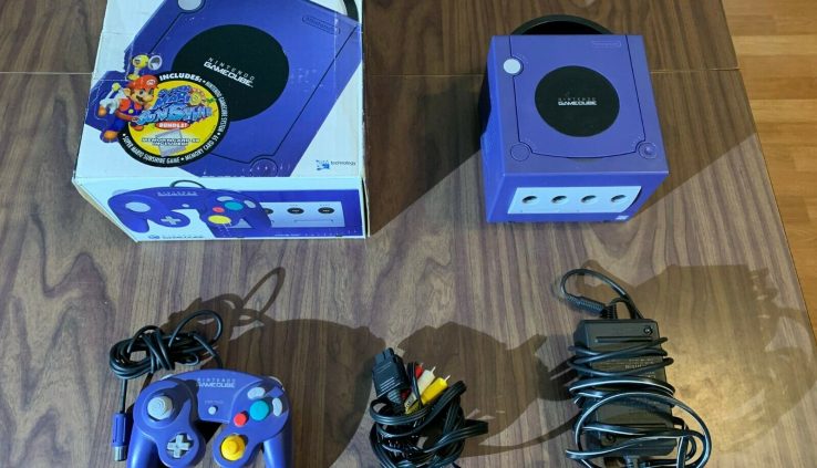 Nintendo GameCube Crimson Gadget Bundle + 1 Controller – NO GAMES