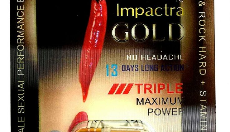 Impactra Gold- BEST Male Enhancement Tablet!! 12-Pack