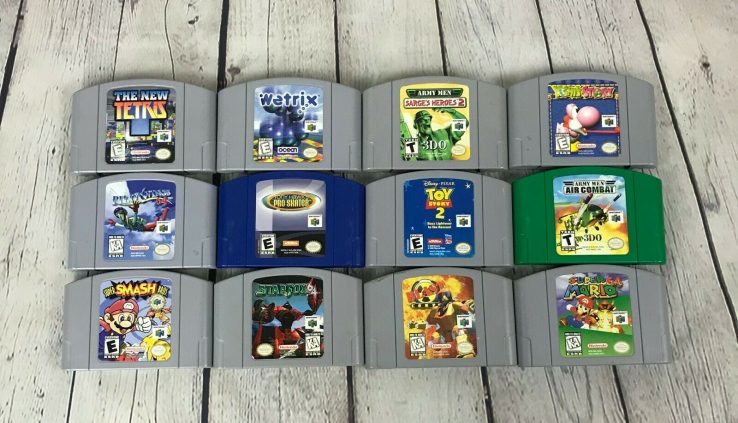 Lot of Nintendo 64 (Cartridge Most efficient) Video games, You Prefer!