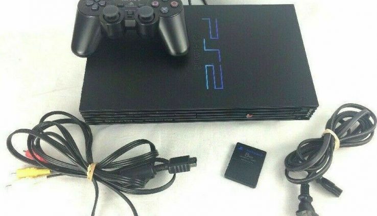 Sony PS2 PlayStation 2 Fleshy Console Controller Reminiscence Card CLEAN WORKING 50001+++