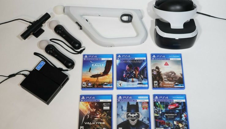 PlayStation VR Beefy Setup w 6 Games