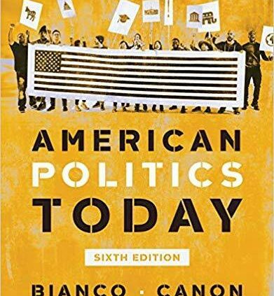 American Politics This day Sixth Edition (Digital version)